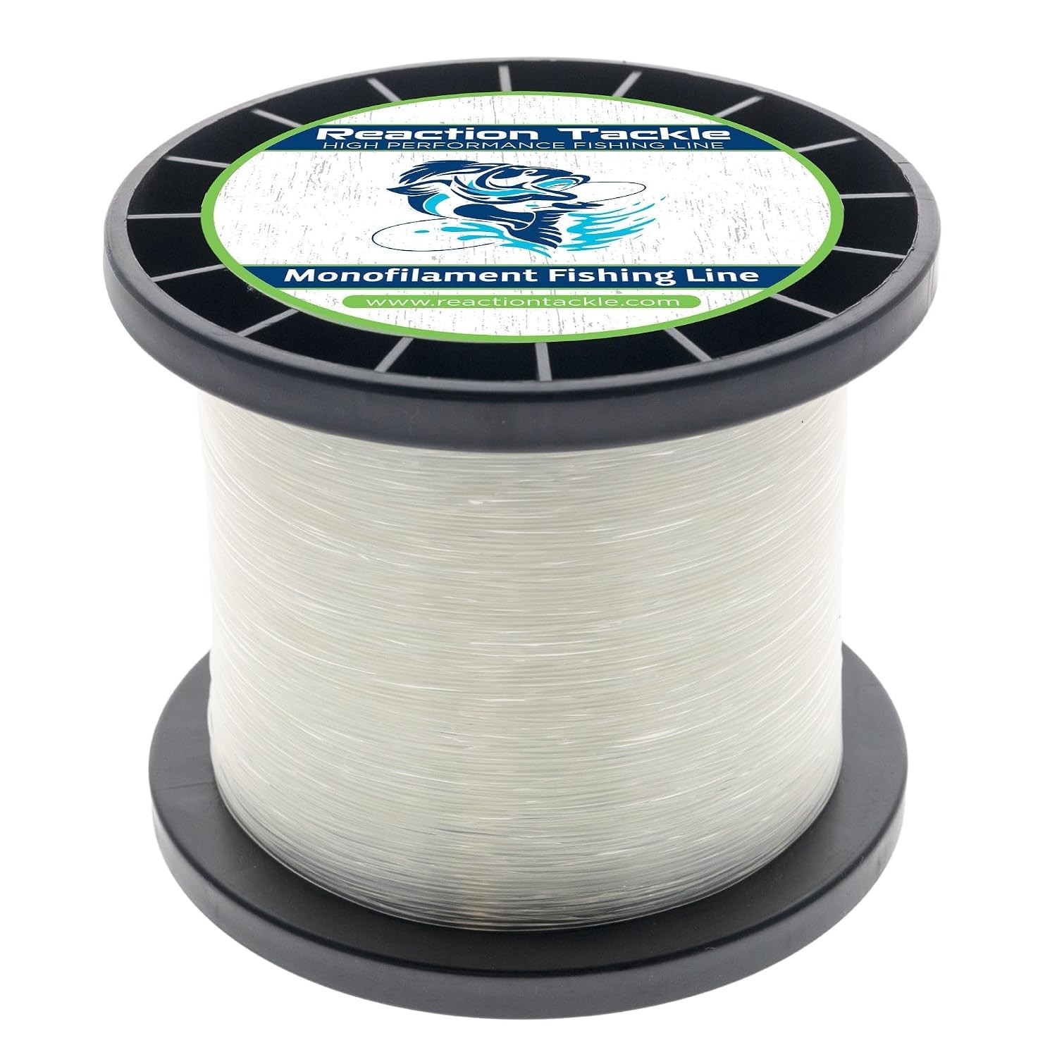 Reaction Tackle Monofilament Fishing Line – Premium Nylon Mono Line, Strong & Ab