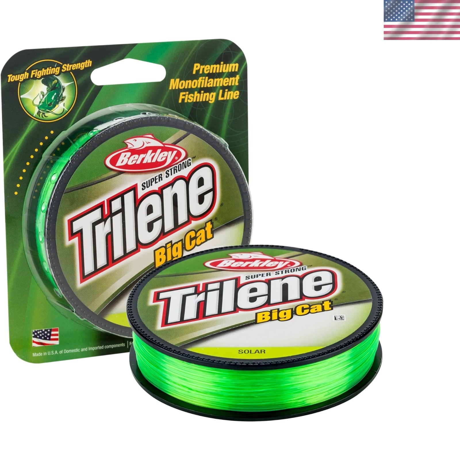 High-Visibility Trilene Big Cat Fishing Line 200yd – 40 lbs of Fighting Power