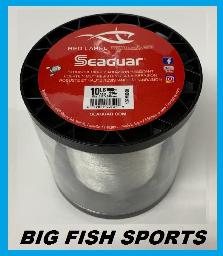 SEAGUAR RED LABEL 100% Fluorocarbon 10lb/1000yd 10RM1000 NEW! FREE USA SHIPPING!