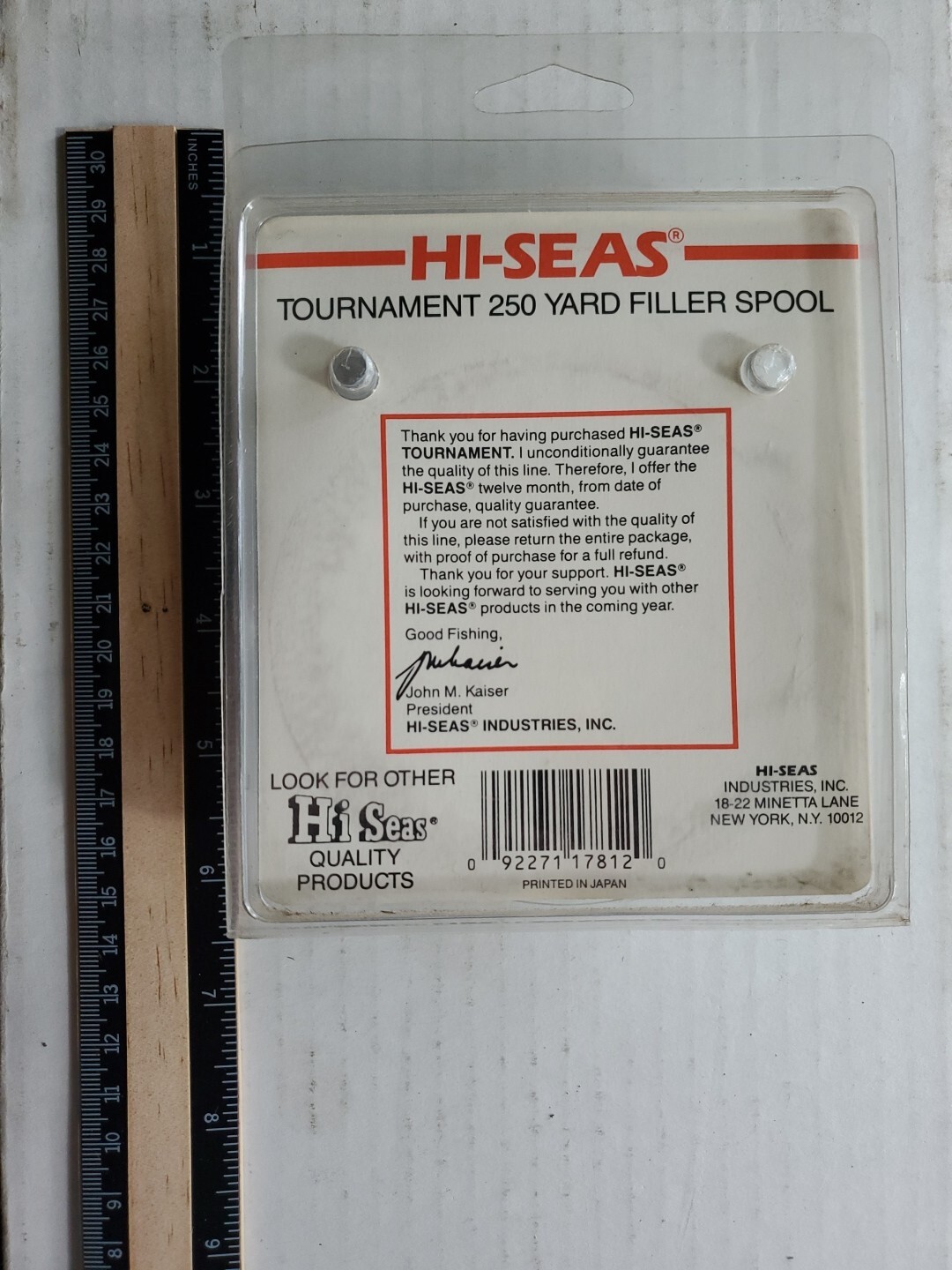 Hi-Seas Tournament 4 lb Test Monofilament 250 yd Spool – Clear Blue Fishing Line