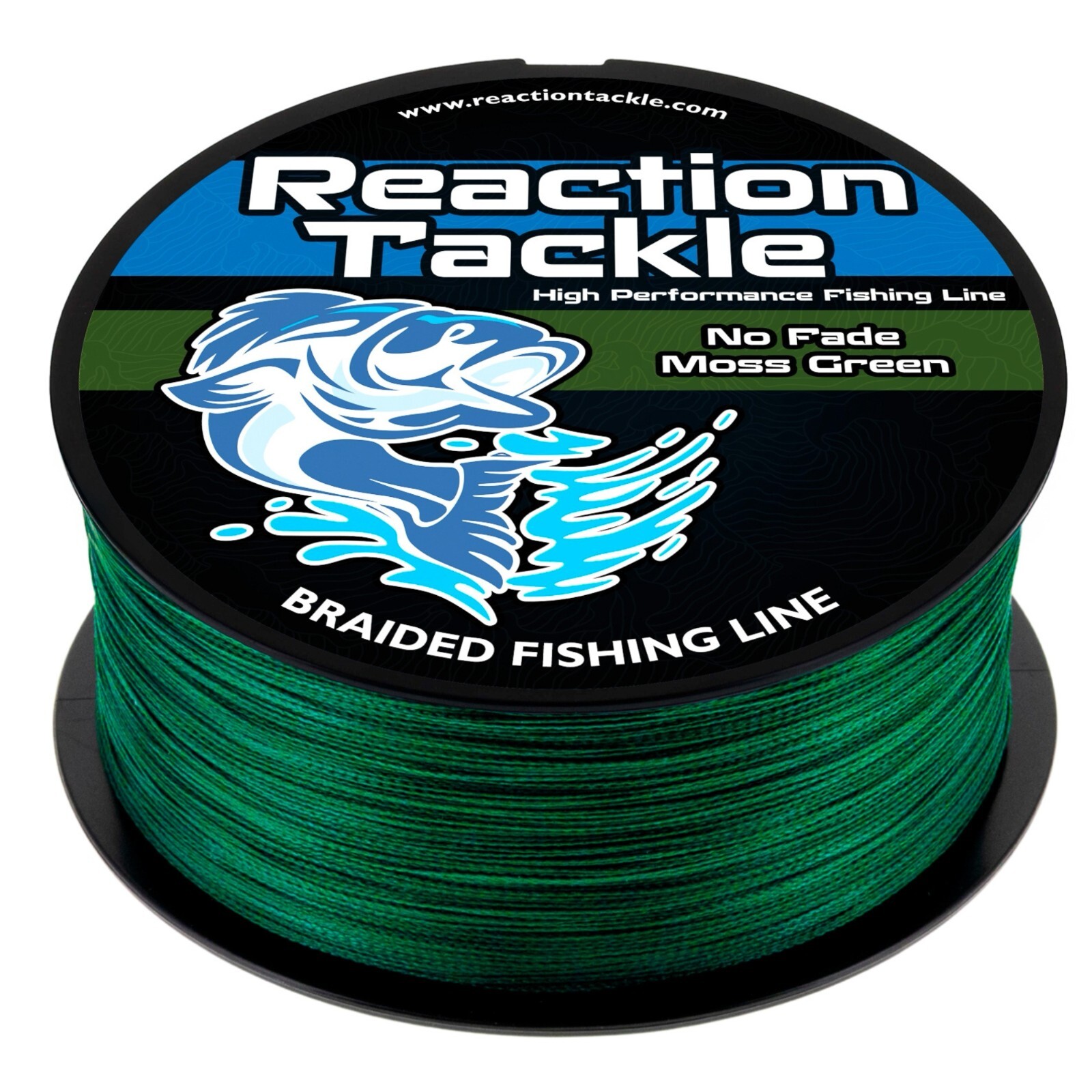 Reaction Tackle High Performance Braided Fishing Line / Braid – NO FADE COLORS