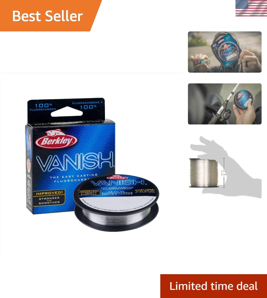 Vanish Fluorocarbon Fishing Line/Leader Material