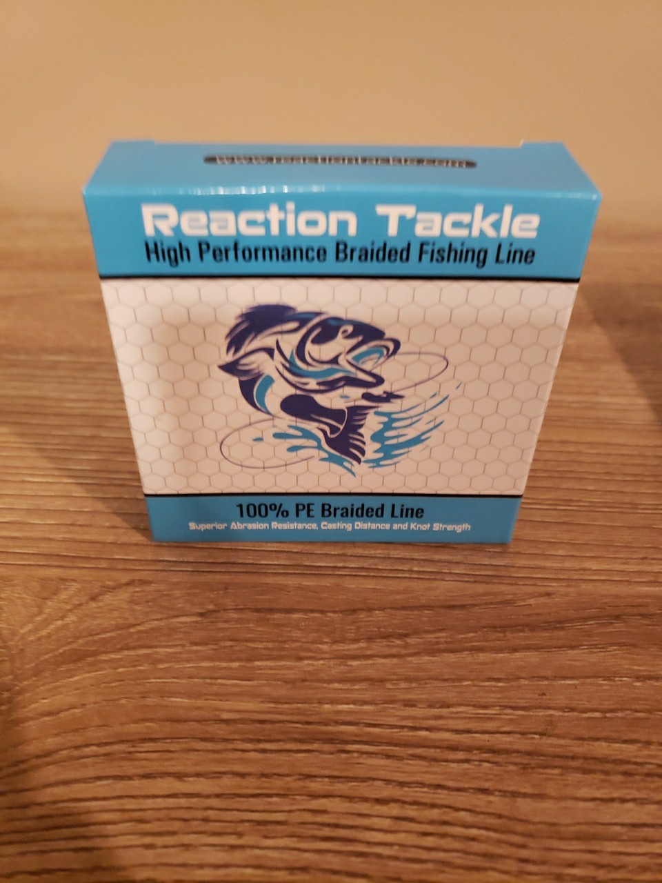 Reaction Tackle High Preformance Braided Fishing Line Blue Camo 25lb 150 yards