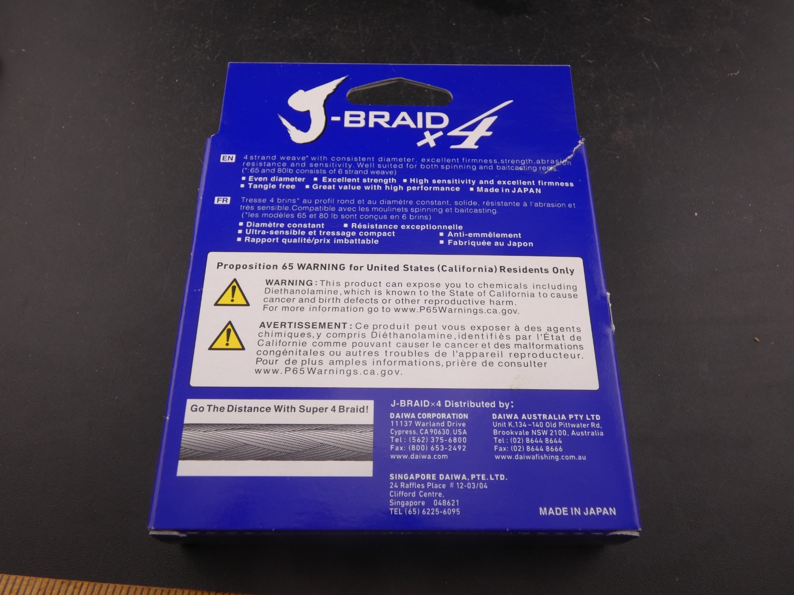 Daiwa J-Braid X4 Braided Fishing Line – 300 Yards Dark Green 30 Lb Fishing Line