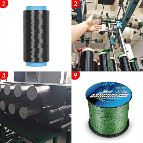NEW Ashconfish PE Fishing Line Polyethylene Fishing Line Super Strong High