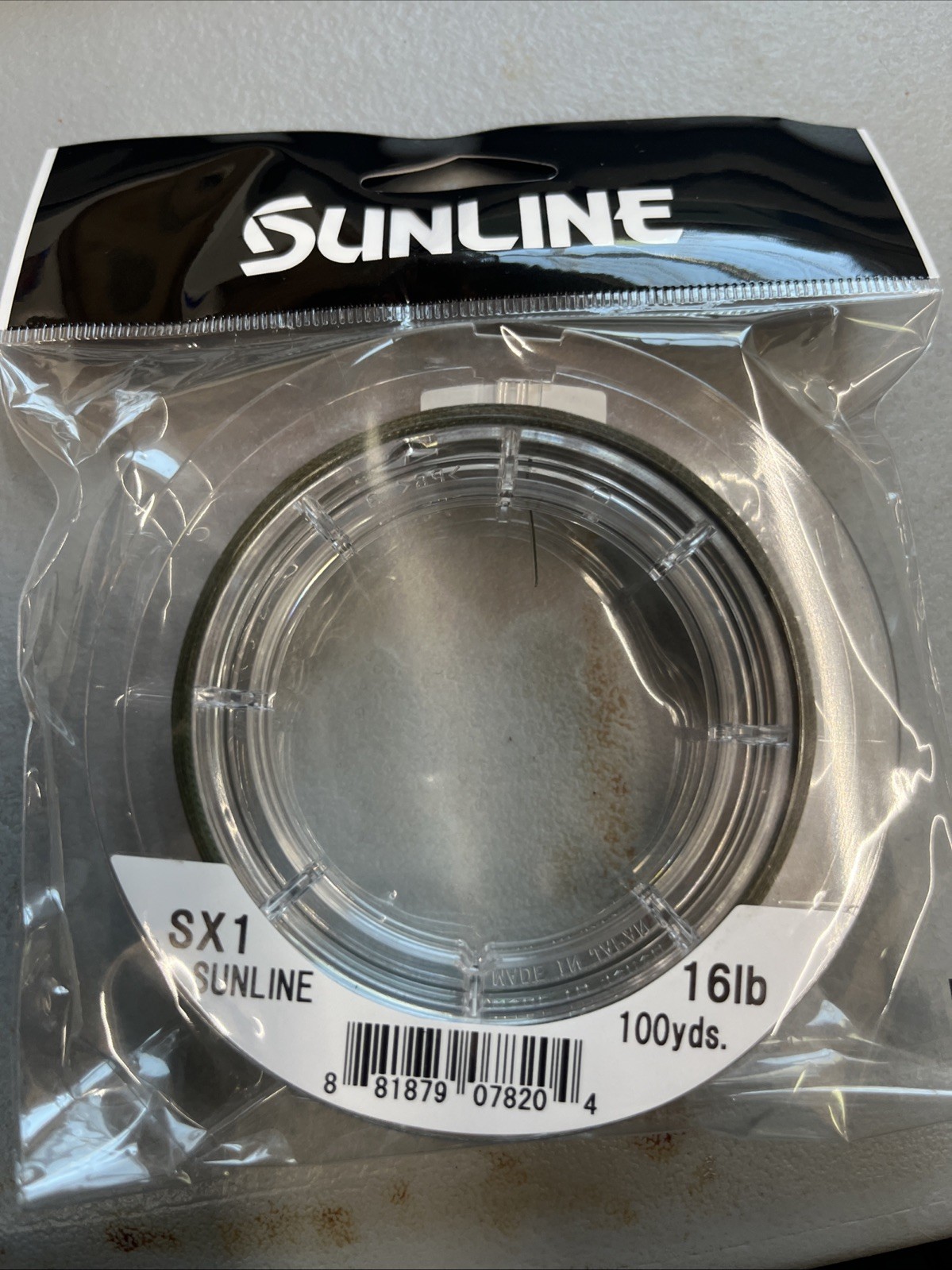 SUNLINE SX1 BRAID 100YD/16 LB GREEN BRAIDED FISHING LINE ULTRA HIGH STRENGTH