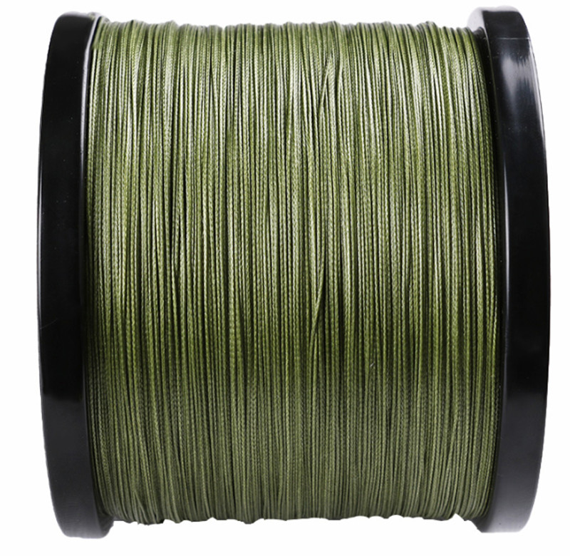 Dorisea 300m/500m/1000m/2000m Army Green PE Braided Fishing Line Multifilament