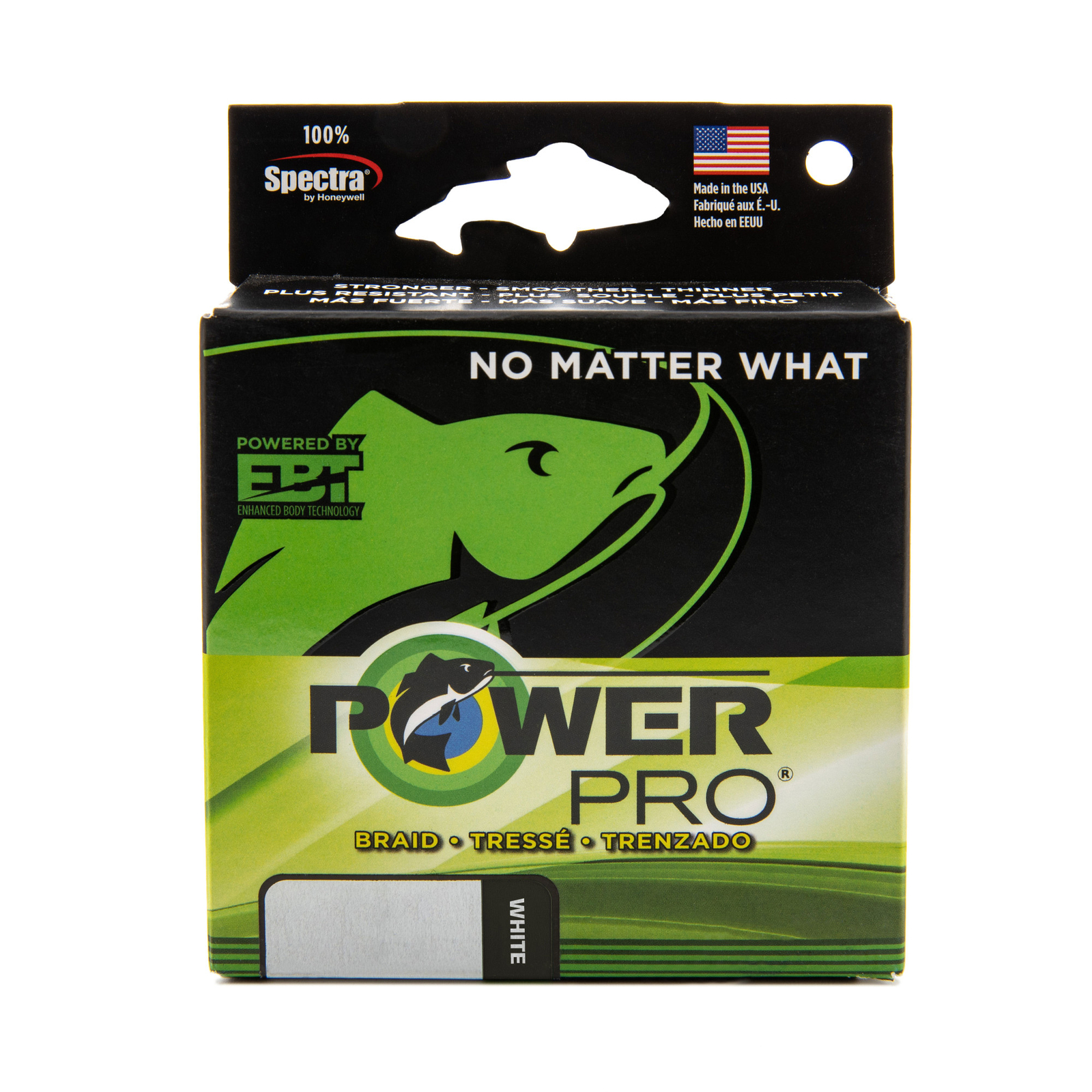 PowerPro Braided Fishing Line – White – 10lb – 500yd/455m (21100100500W)
