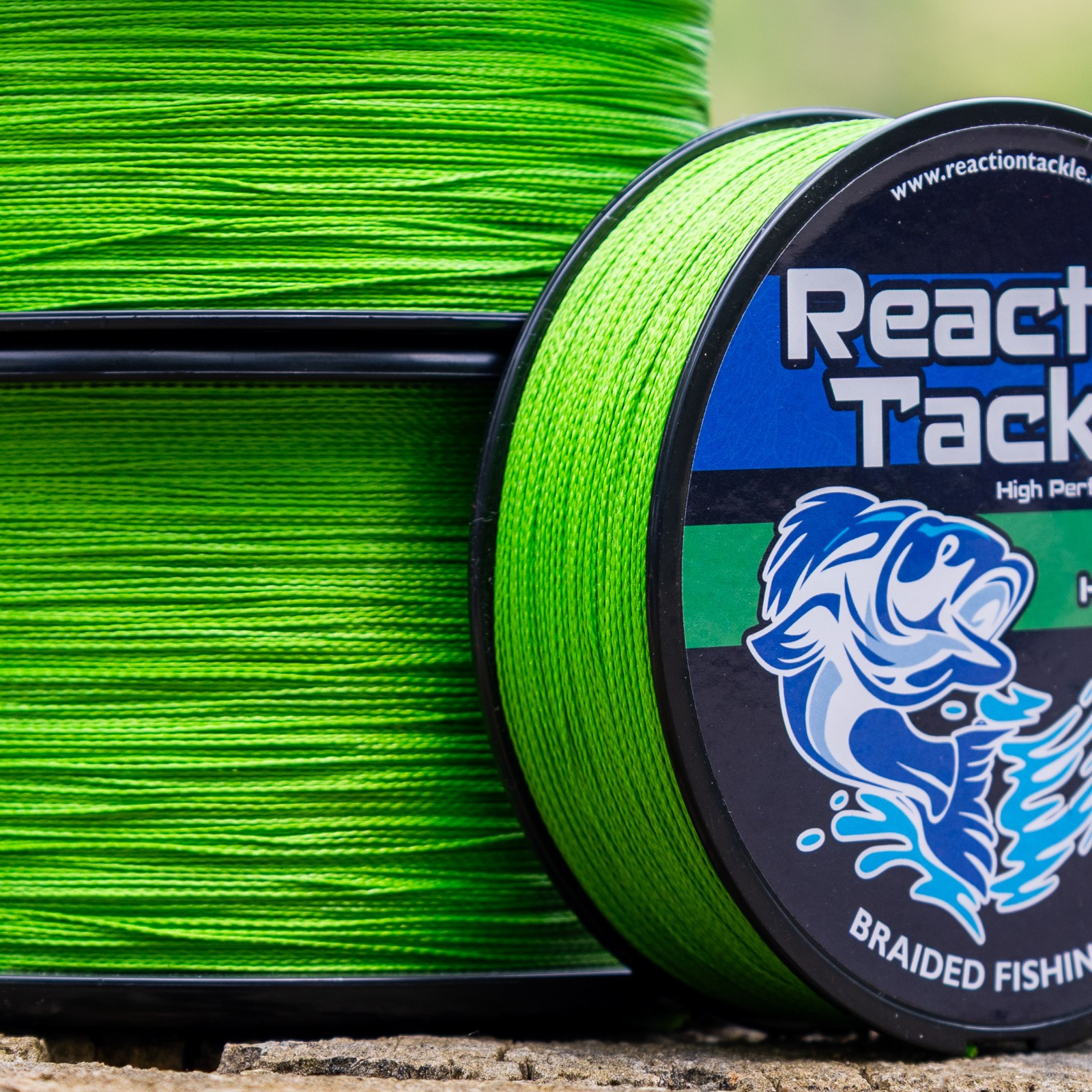 Reaction Tackle High Performance Braided Fishing Line / Braid – NO FADE COLORS