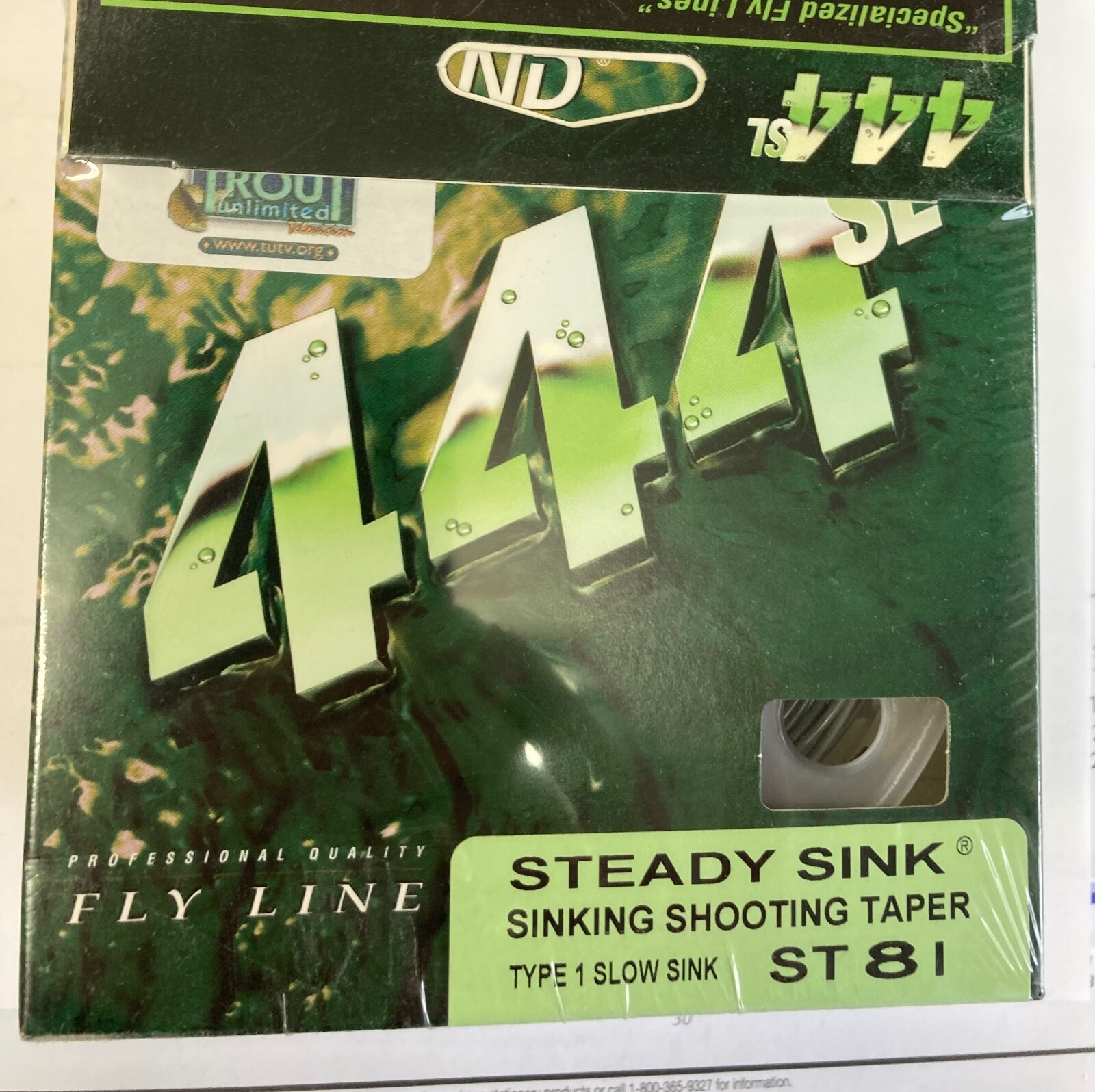 Cortland 444 Steady Sink ST8I Slow Sink Fly Line 40 Feet 1.25 to 1.75 IPS