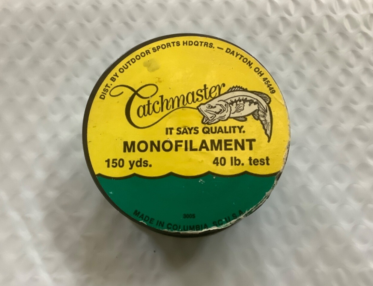Catchmaster It Says Quality – Monofilament Fishing Line 150 Yds 40 lb. Test