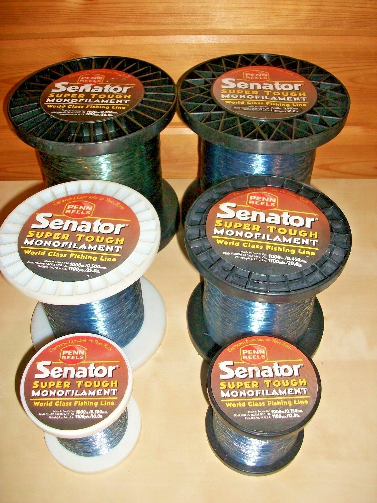 Penn Senator Super Mono Fishing Line 1000m Spools Half Price10,12,20,25,30&50lbs