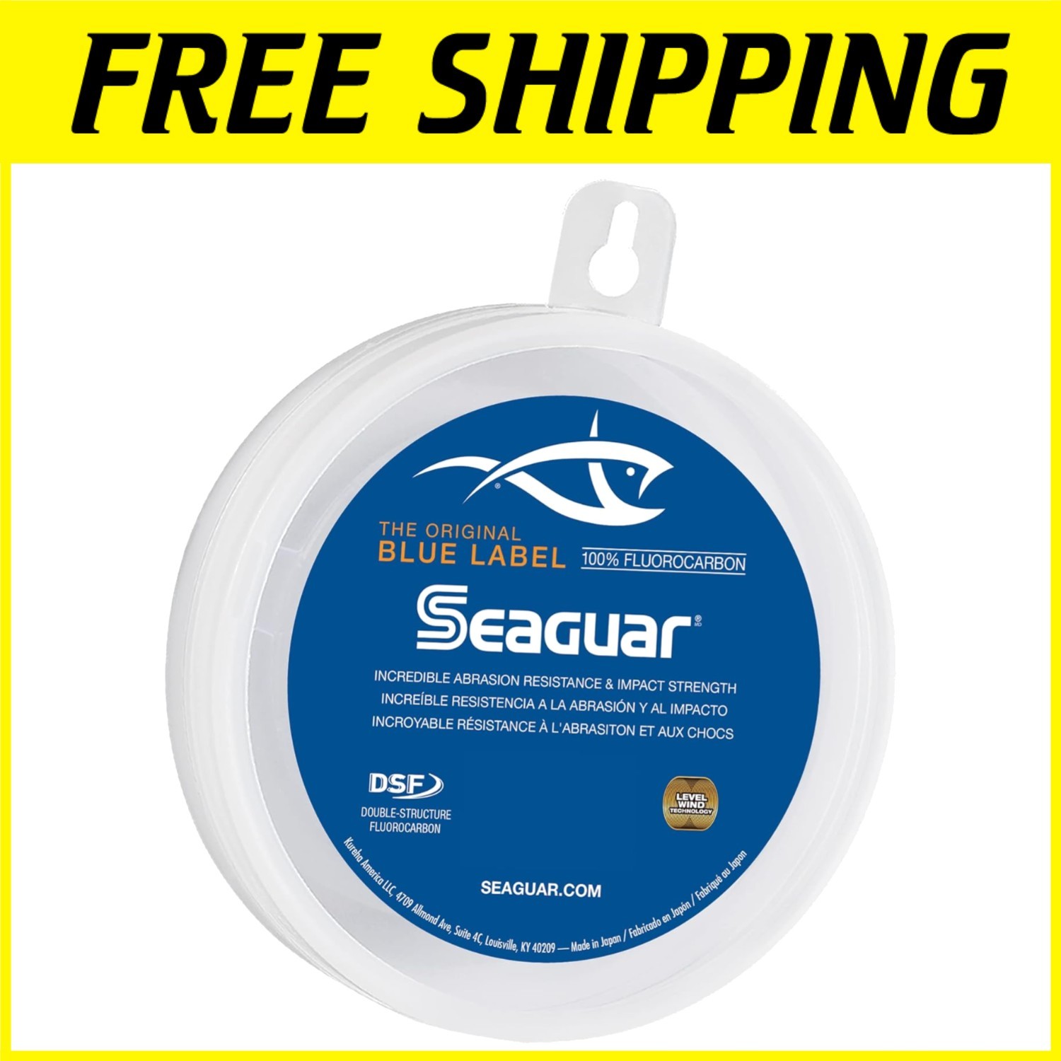 Saltwater Fishing Leader Line, 100% Fluorocarbon, Clear