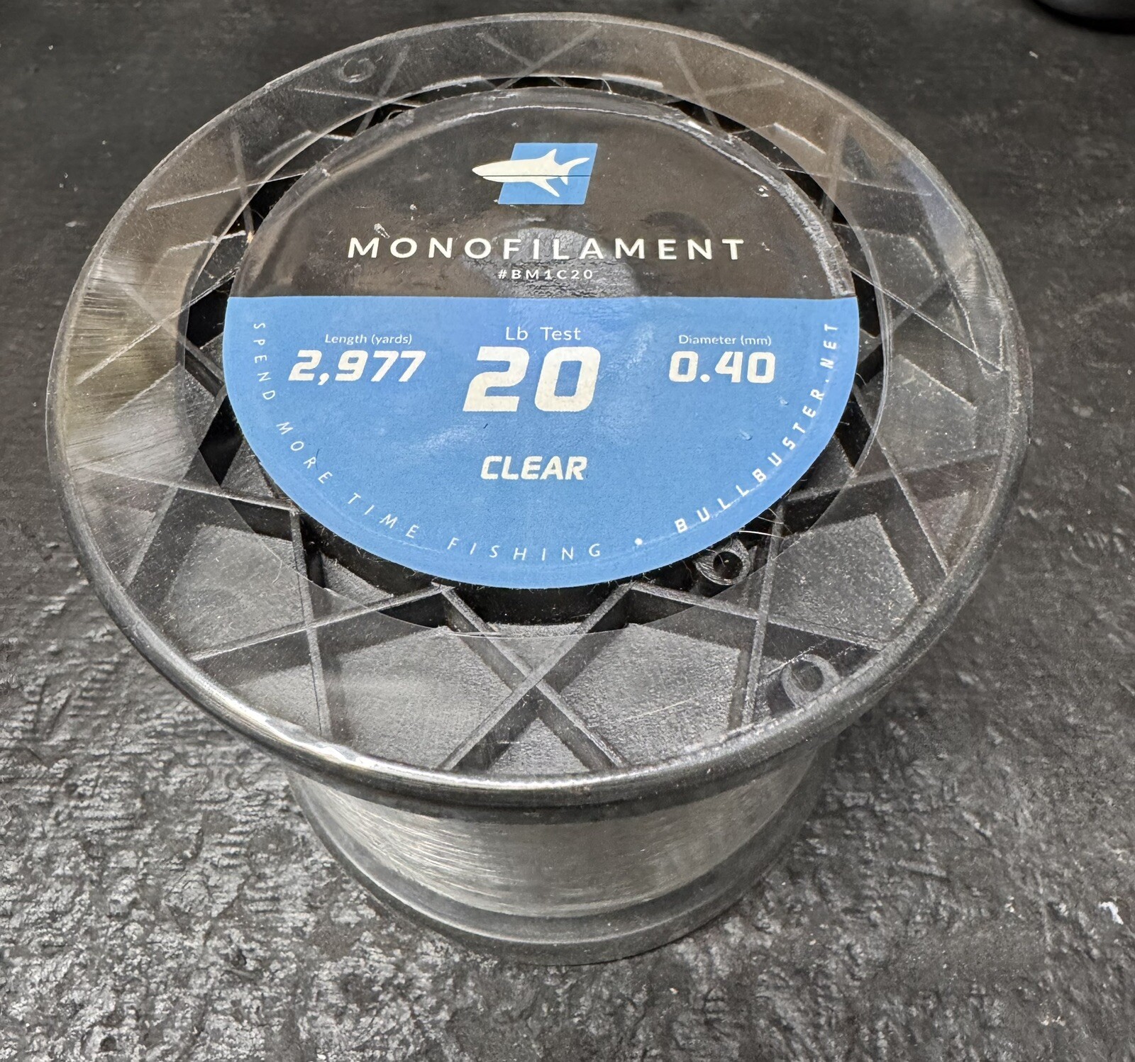 20lb Monofilament Fishing Line Clear 2977yds Bullbuster Suffix Momoi