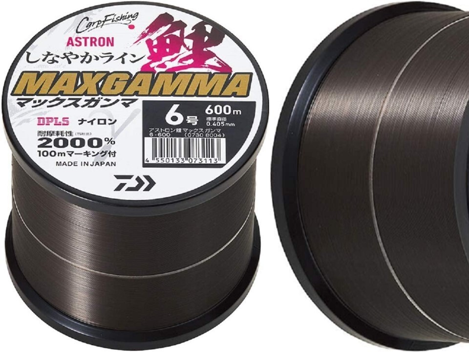 Daiwa Carp Fishing Nylon Line ASTRON KOI MAX GAMMA 600m #4-16 lb Black