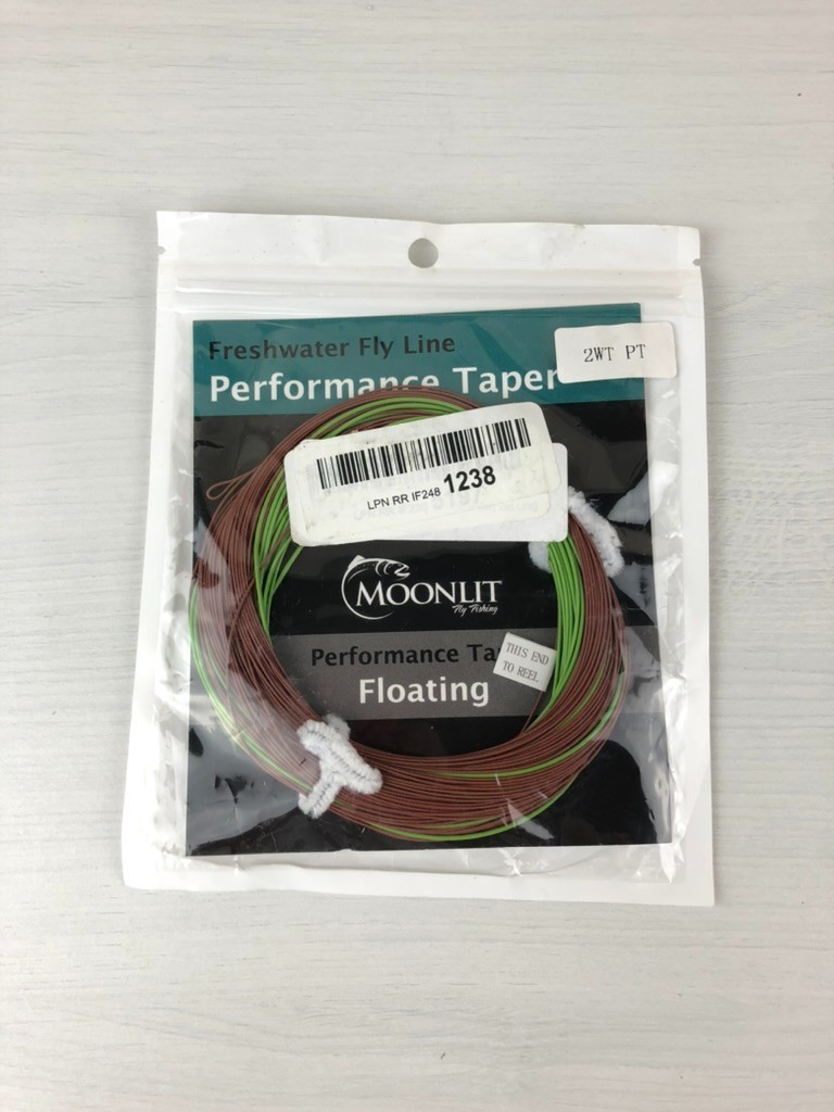 Moonlit Performance Taper Freshwater Fly Line – Green & Brown – Brand New