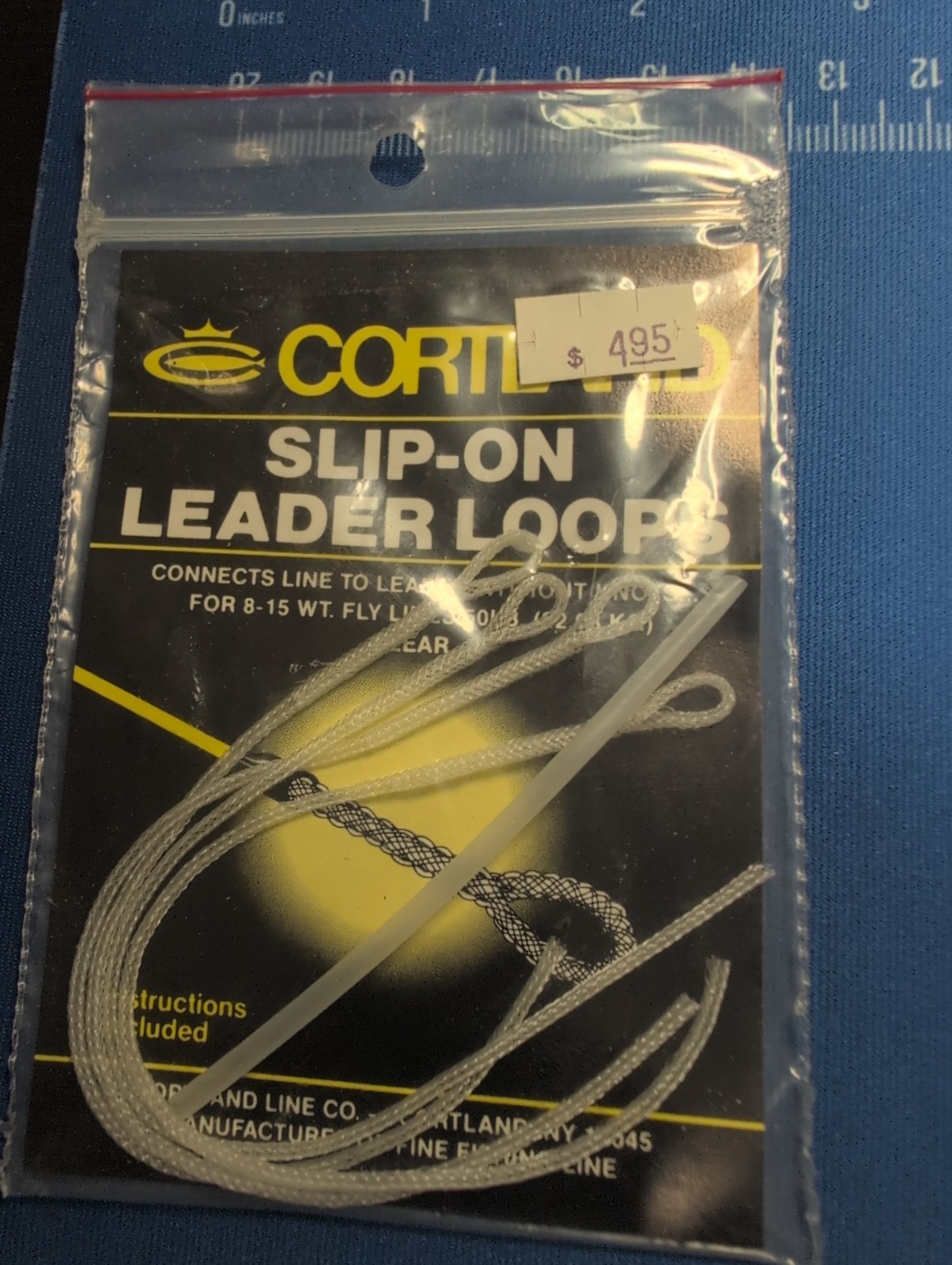 Vintage Cortland Slip-On Leafer Loops 8-15wt Fly Lines 50lb