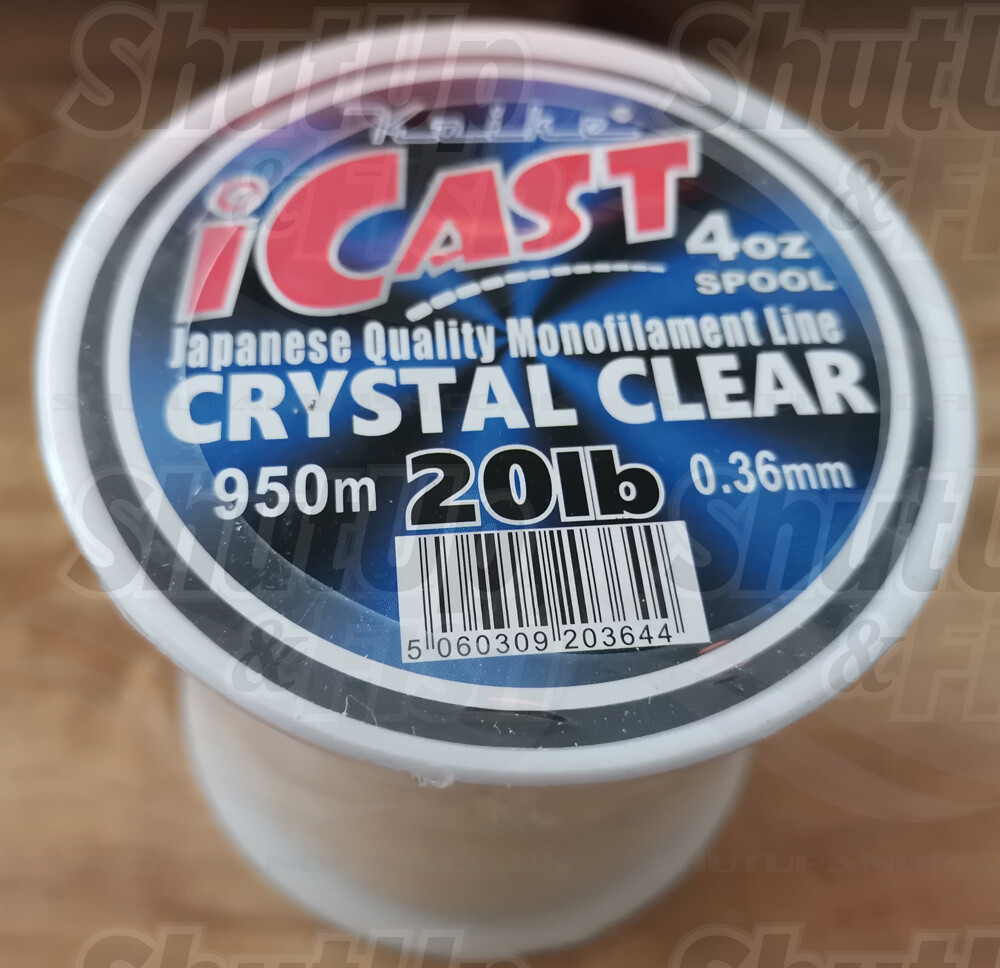 Koike iCast Clear Quality Mono Fishing Line 4oz Spools 15lb to 80lb Sizes