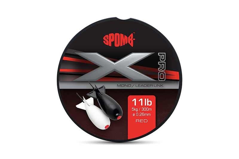 Spomb X Pro Mono 0.26mm 11lb 300m Red / Fishing Leader