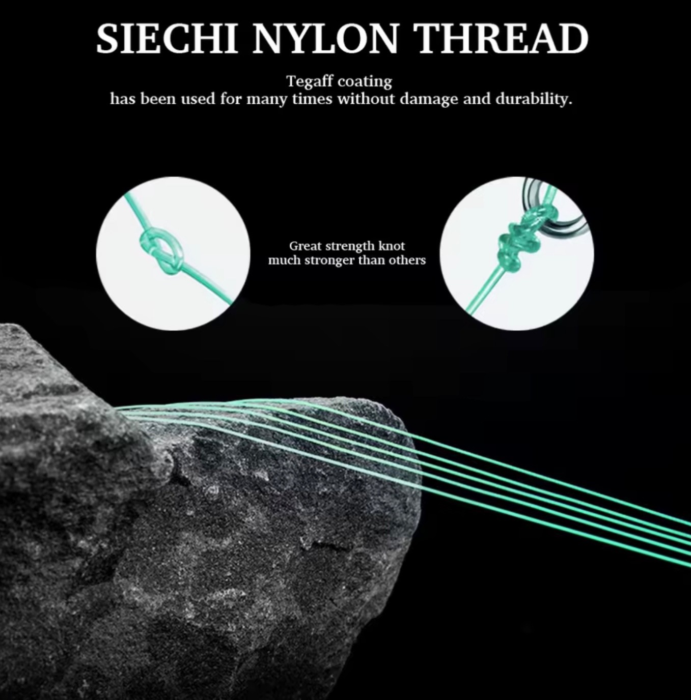 SIECHI Nylon Mono Fishing Line Sea Saltwater & Freshwater 500m Various
