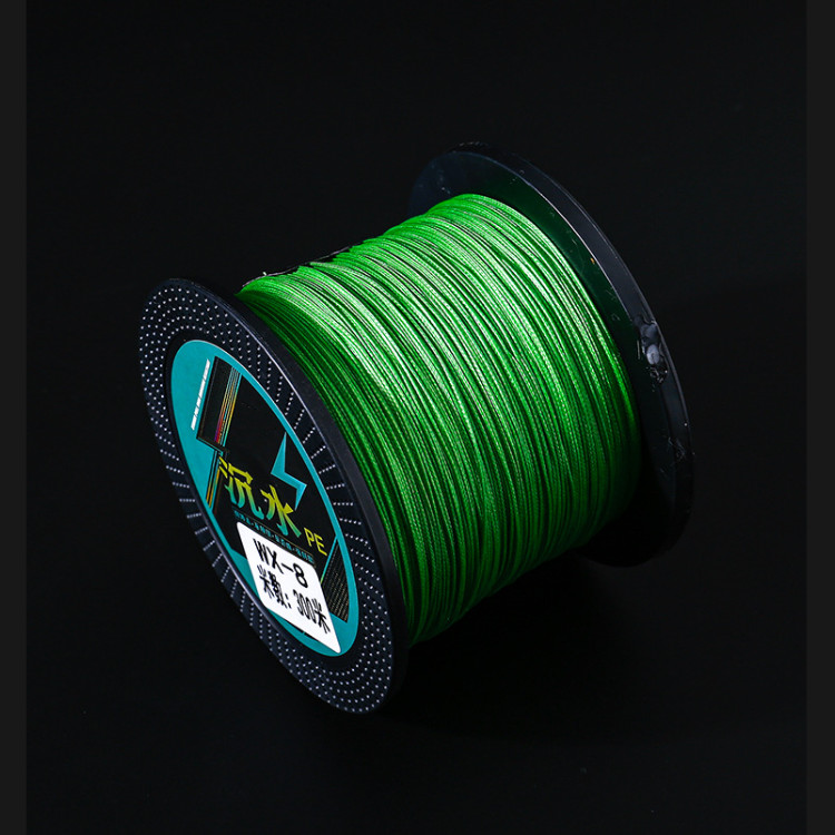 8 Strands Sinking Braid 8+1 Power PE Apple Green Braided Fishing Line 100m-1000m
