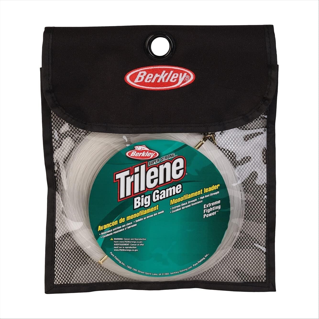Trilene Big Game 400lb Monofilament Fishing Line – Clear Mono Leaders 110yd