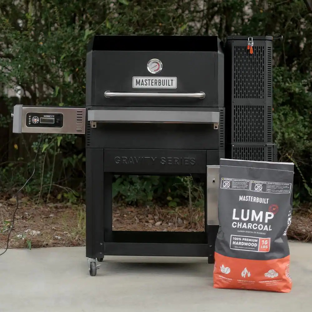 16 Lbs Bags Lump Charcoal for Masterbuilt Gravity Series Grill + Smoker (2-Pack)