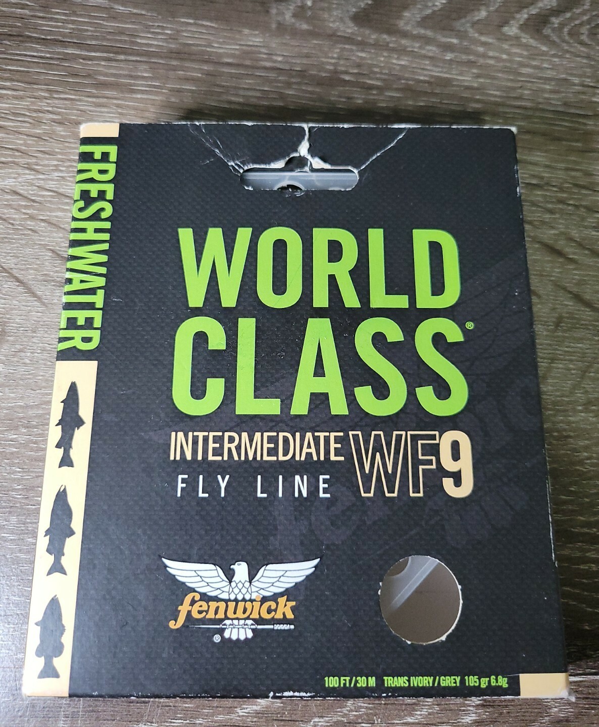 Fenwick World Class Freshwater Intermediate Fly Line WF9. Trans Ivory /Grey