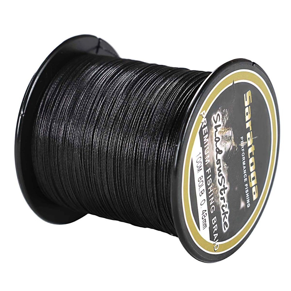 Black Extreme Dynema PE Braid Fishing Line 100M/300M/500M/1000M/2000M