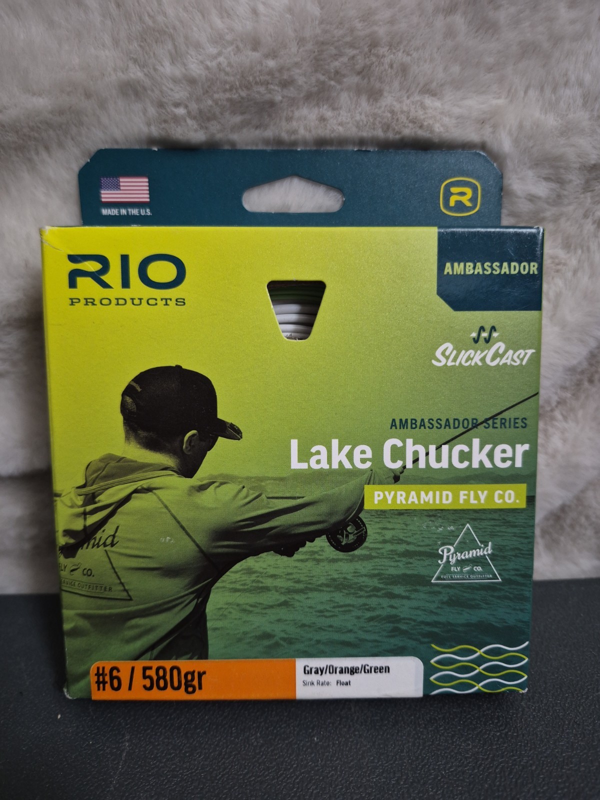 Rio Products Ambassador Series Line Lake Chucker #6 / 580gr Gray/Orange/Green