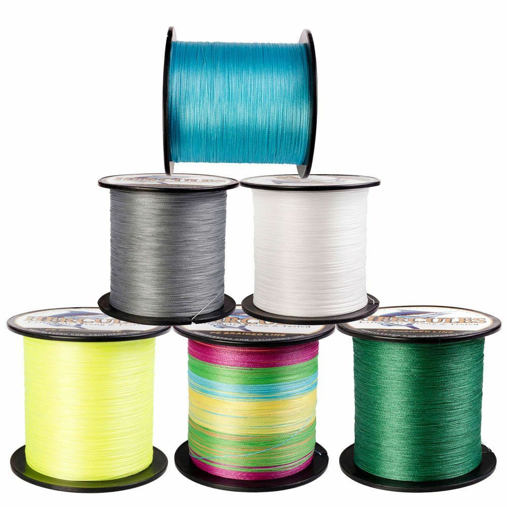 HERCULES 300/500/1000m 10-300lb 4 Strands PE Weave Extreme Braided Fishing Line