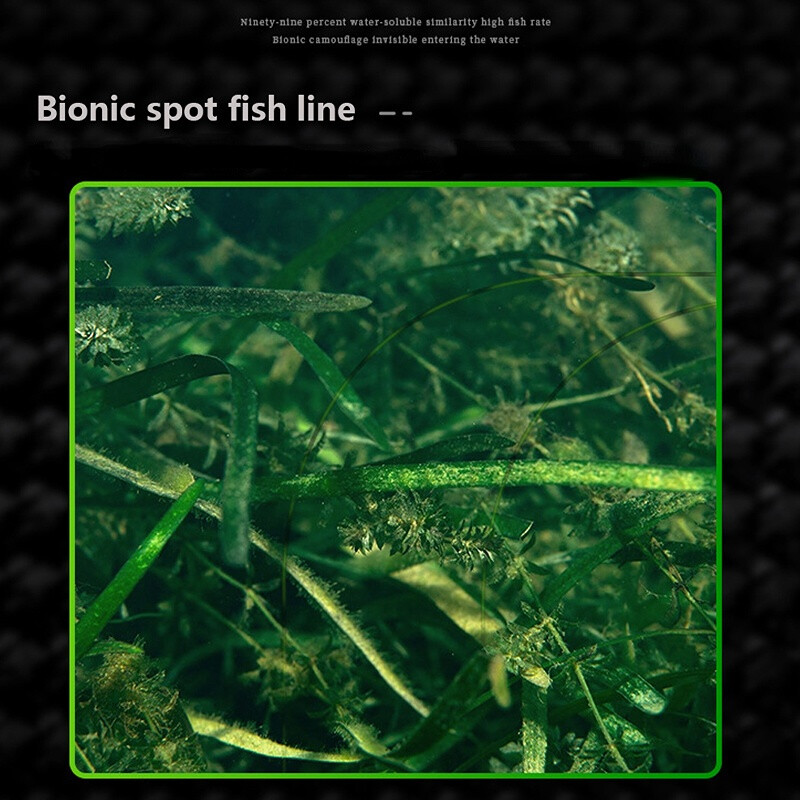 3D Invisible Spotted Fishing Line Monofilament Speckle Fluorocarbon Qualität