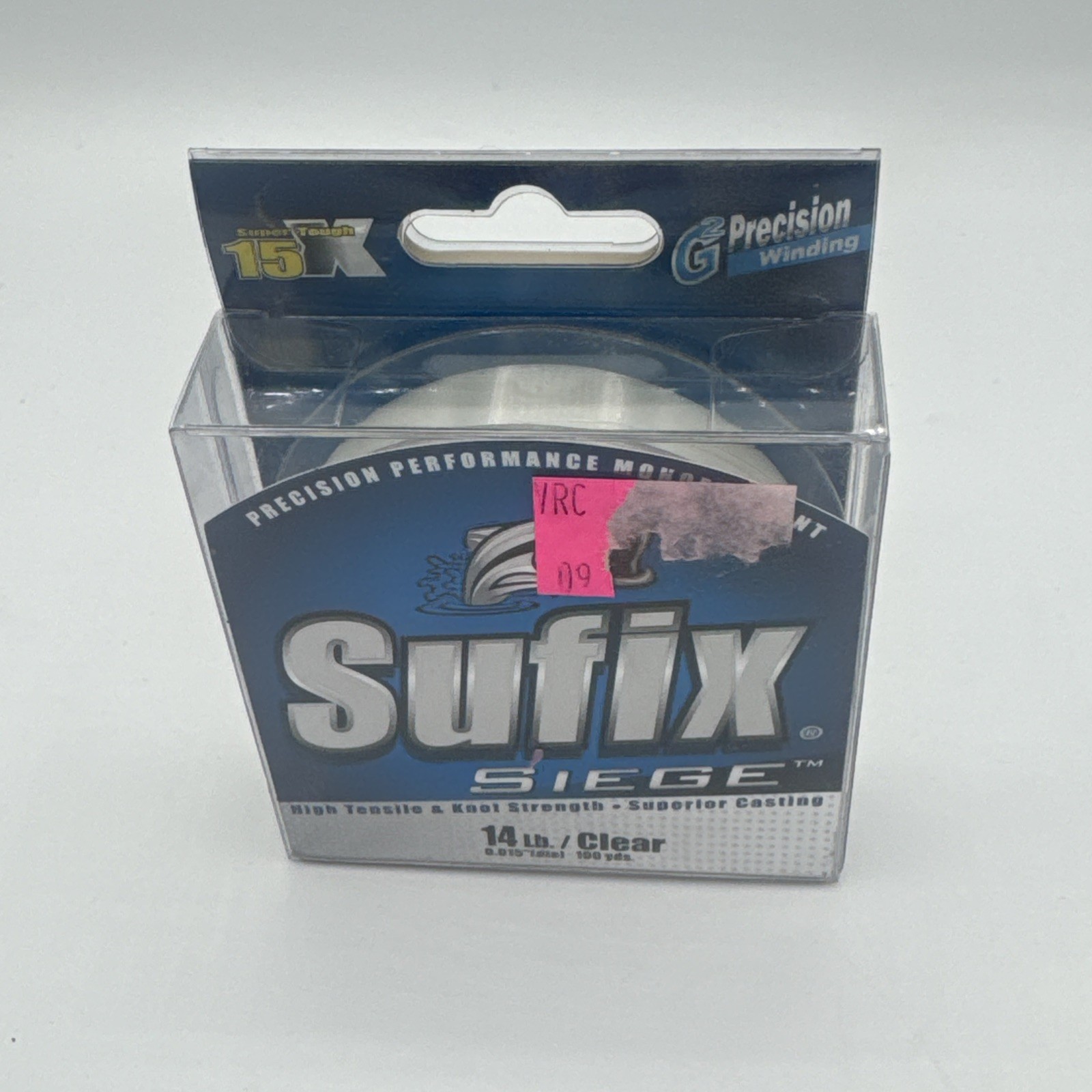 New Sufix Siege Monofilament Line 14lbs/100 Yards Clear