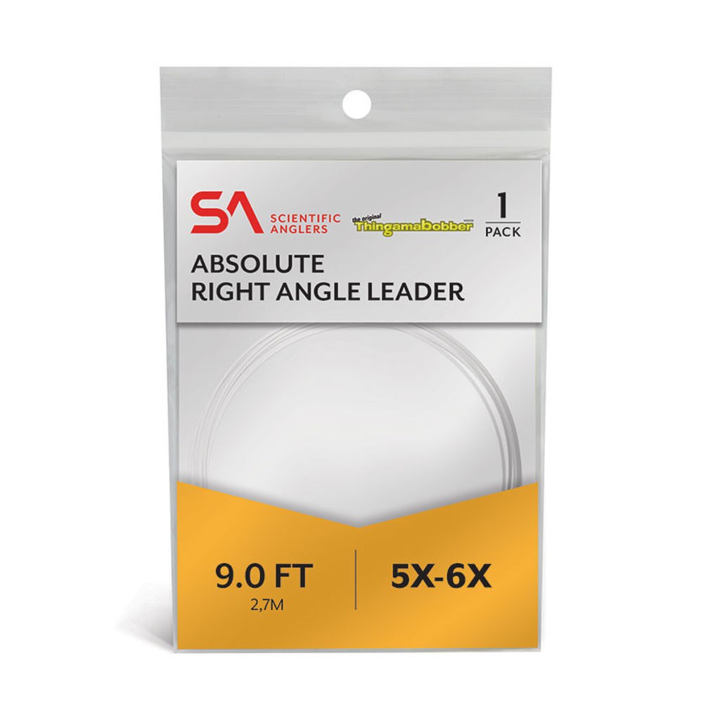 Scientific Anglers Absolute Trout Right Angle 12 ft Nymph Leader – New