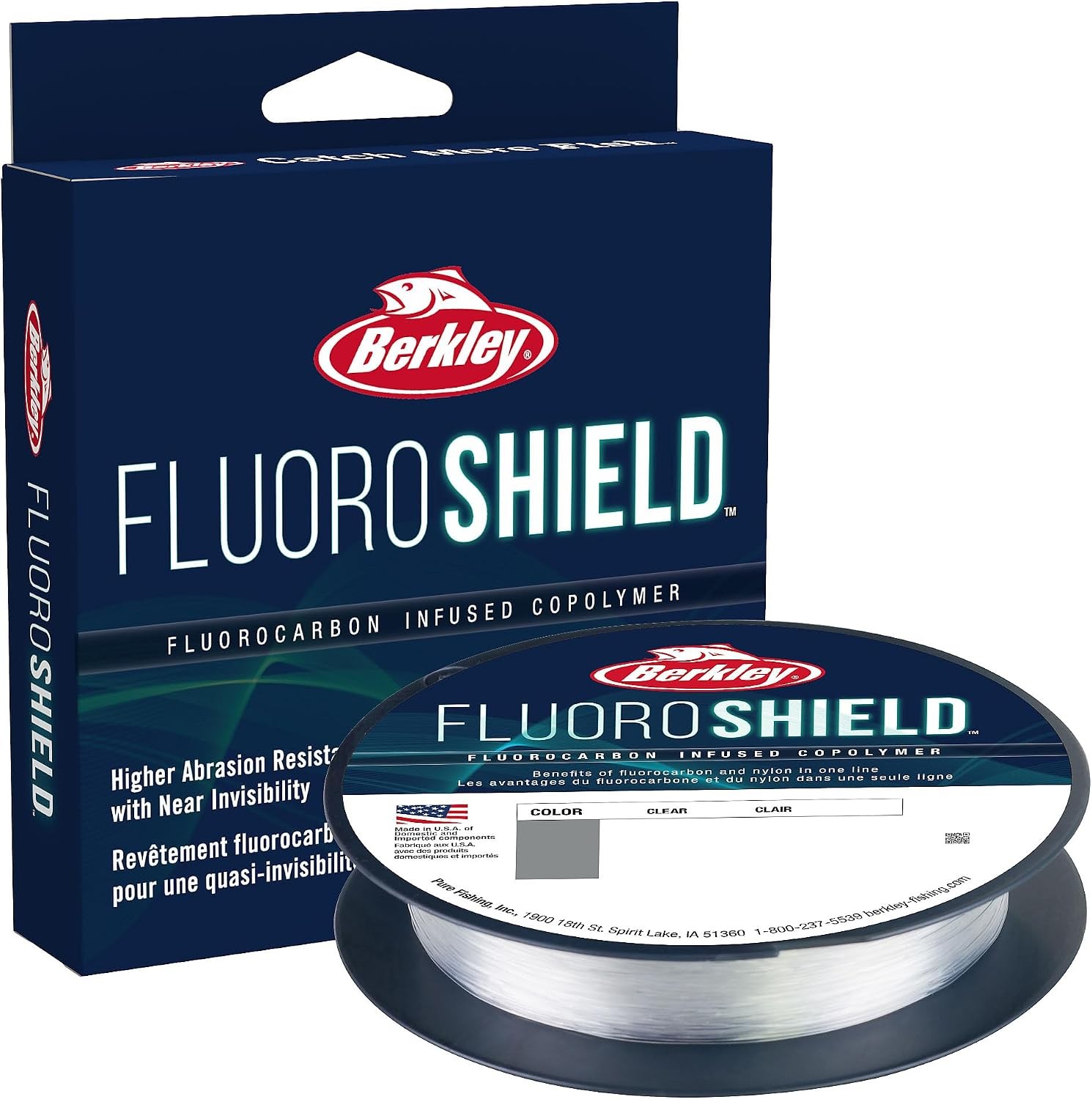 FluoroShield Fluorocarbon Fishing Line Clear