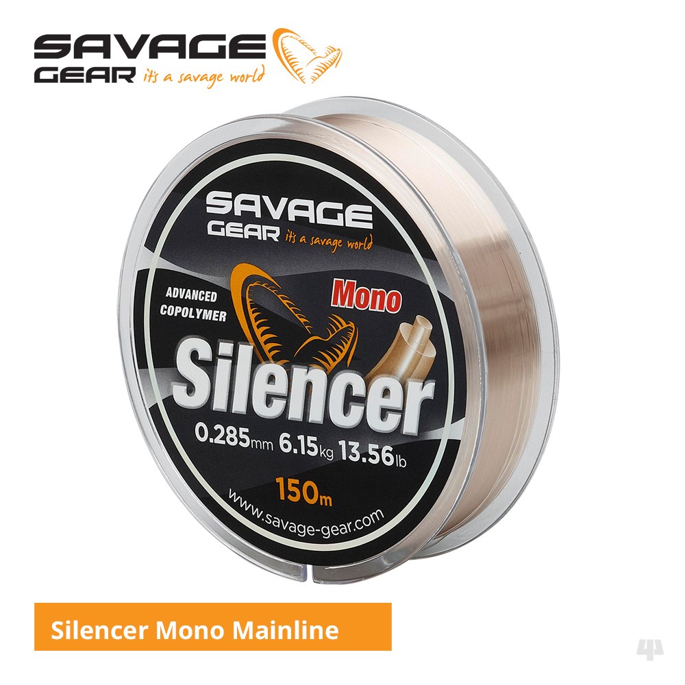 Savage Gear Silencer Mono Mainline – Pike Perch Trout Salmon Bass Lure Fishing