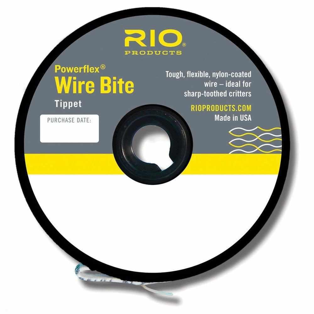 Tippet Powerflex Wire Bite Tippet 40Lb 15′., Clear