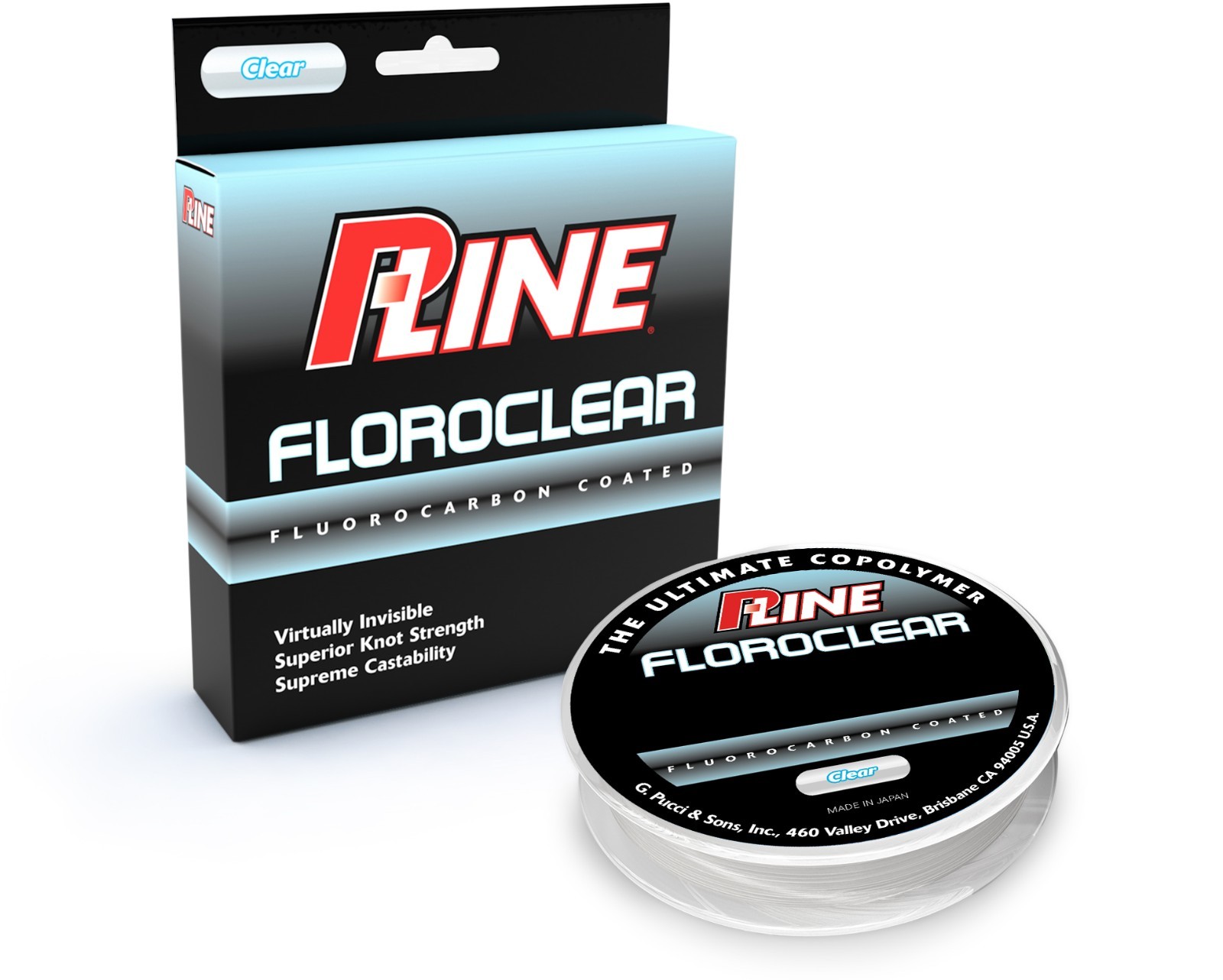 P-Line Floroclear – 300yds – 2-PACK, 3-PACK, or 4-PACK