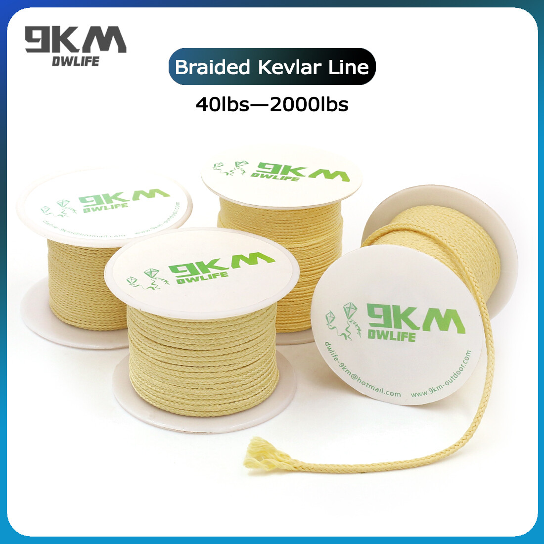 Braided Kevlar Fishing Line Survival Tactical Cord Model Rocket Made with Kevlar