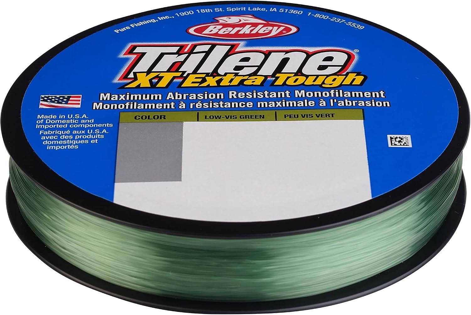 Berkley Trilene XT Monofilament Fishing Line, 330yd, 8lb, Flexible & Durable