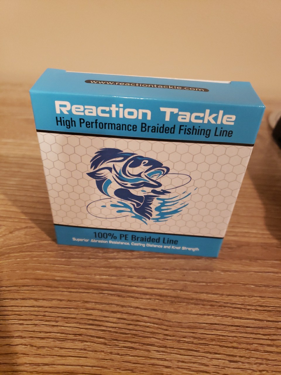 Reaction Tackle High Preformance Braided Fishing Line Green Camo 6lb 300yards