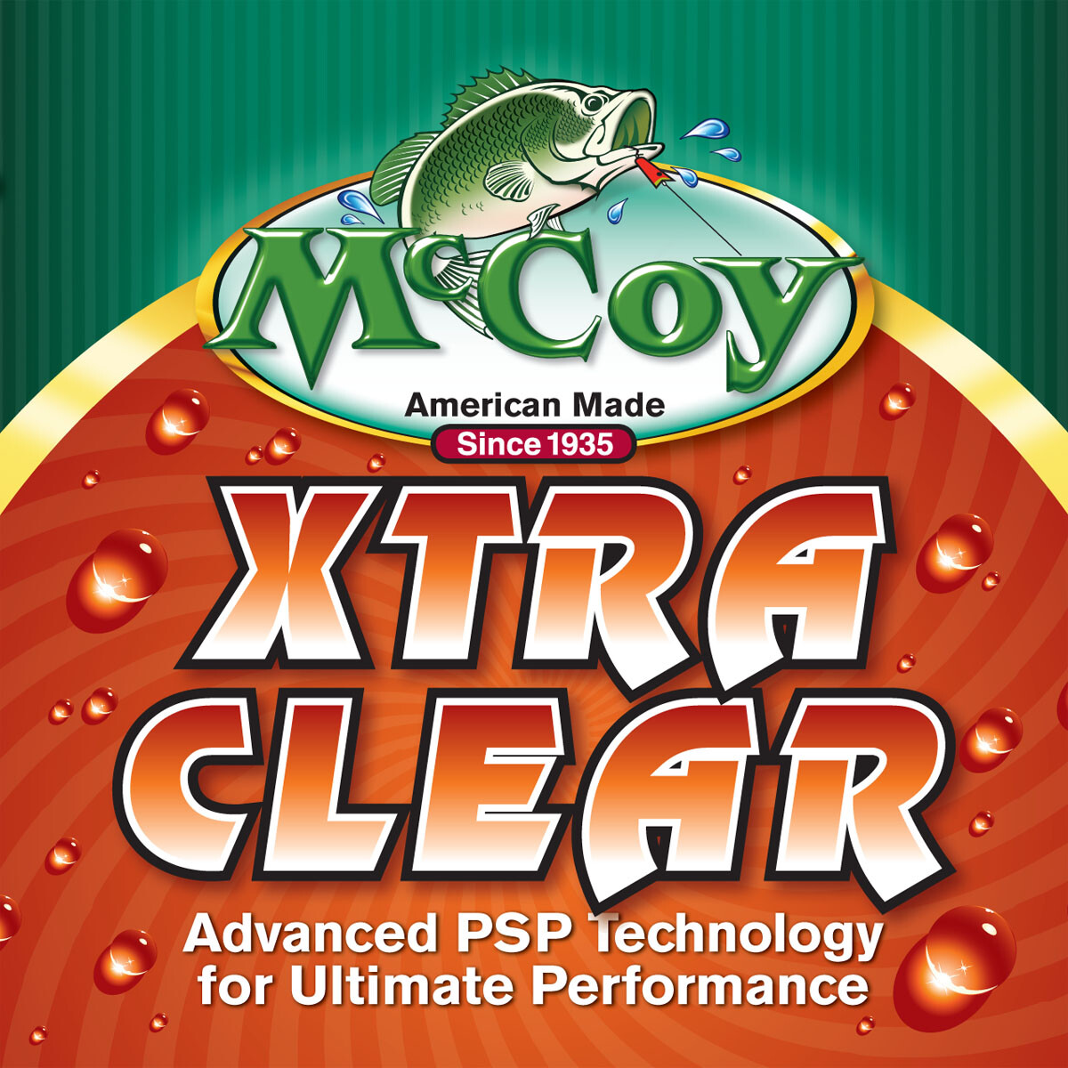 McCoy Xtra Clear Fishing Line 700 to 1000yds Mini Bulk Spool NEW