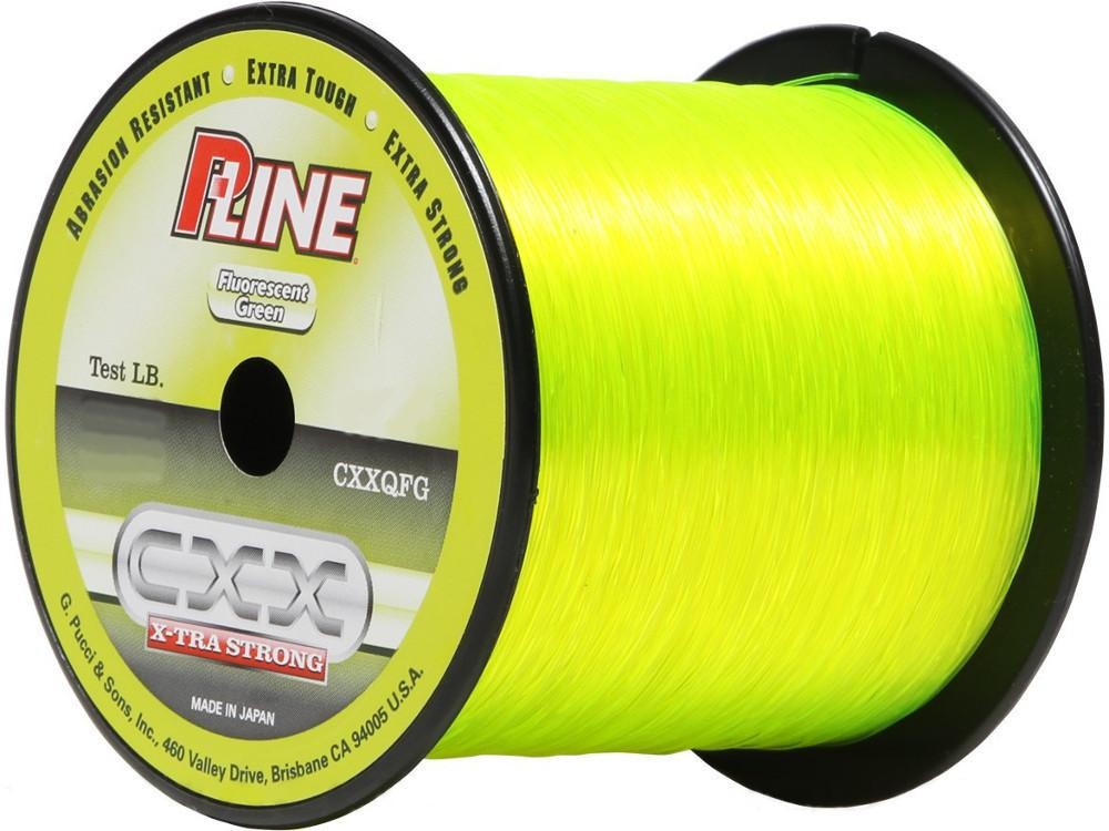 P-Line CXX Fluorescent Green X-Tra Strong Co-Polymer Fishing Line