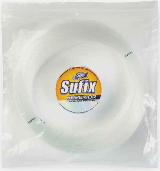 SUFIX SUPERIOR Premium Nylon Mono Leader- 650lb/110yd #688-650 FREE USA SHIPPING