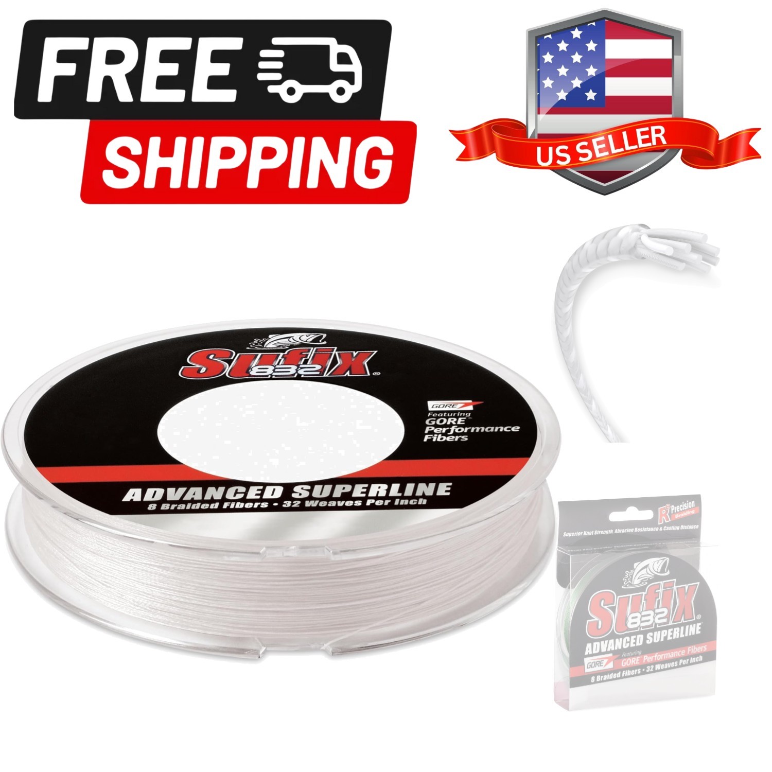 832 Advanced Superline Fishing Line, 150 Yds. – Ghost