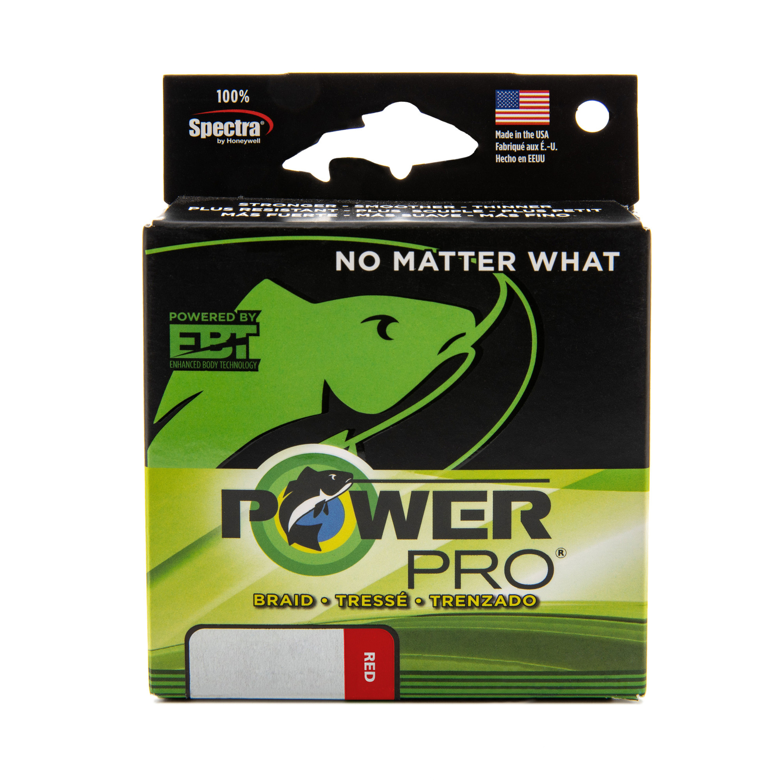 PowerPro Braided Fishing Line – Vermilion_Red – 10lb – 500yd/455m (211001005…