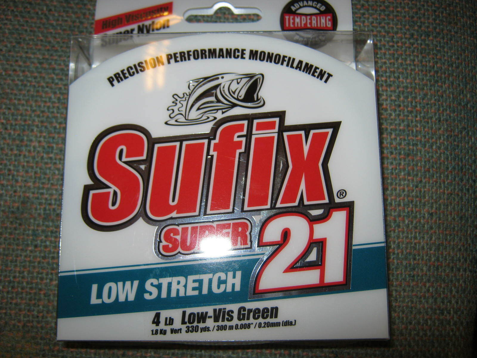 330 yd 4lb lo vis green suffix 21