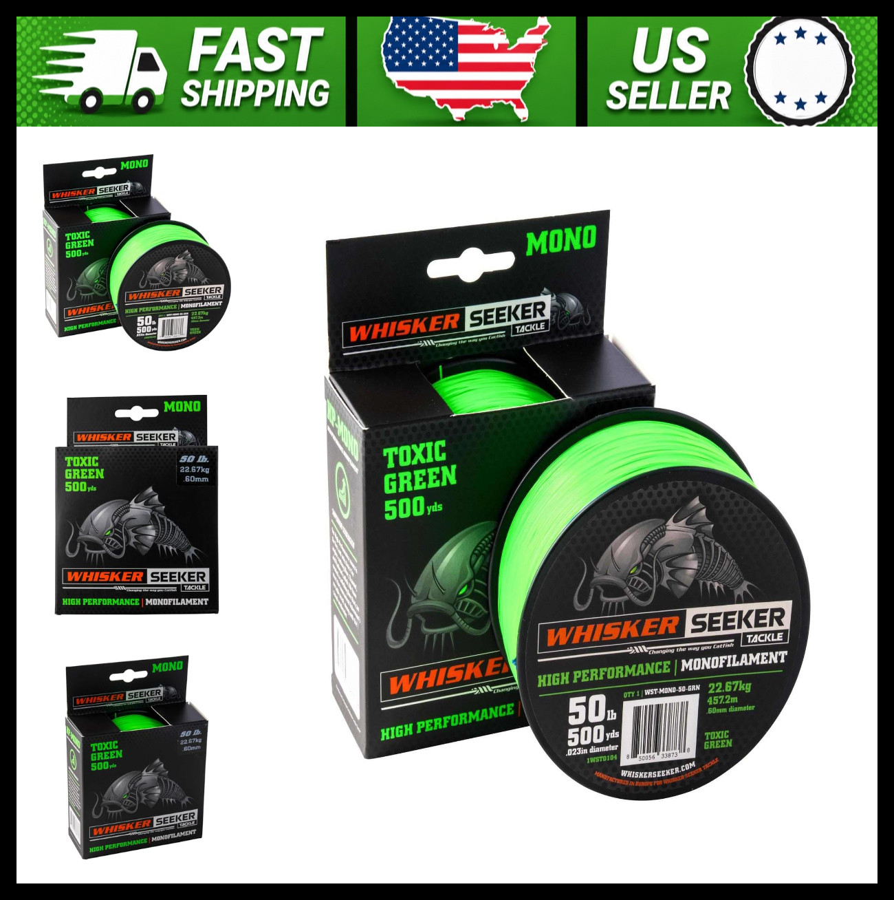 High-Visibility Monofilament Catfishing Line