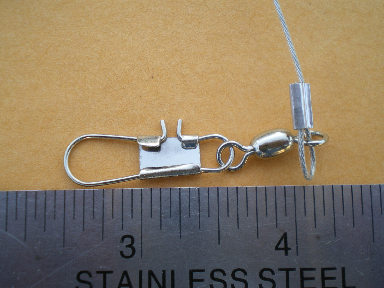 15 STAINLESS STEEL WIRE SPINNER LEADER 6″, 9″, 12″ 100 LBS. TEST-5 EA. (CLEAR)