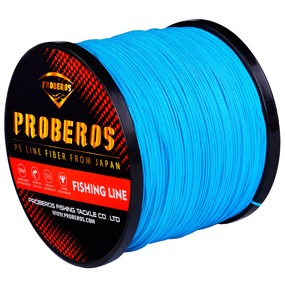 Fishing Lines 8 Strands Braid 500M Superb Dynema PE Line 6LB-300LB Blue Grey Red